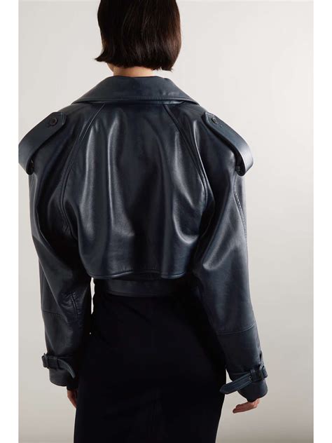 ysl cropped leather jacket dupe|Saint Laurent Jackets for Women .